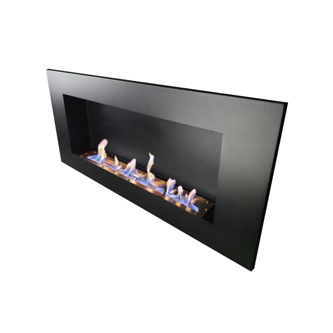 Биокамин "Русский огонь" Лофт 1100V встраиваемый с декоративным стеклом (стемалитом) по цене 31 700 руб.