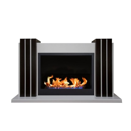 Биокамин в портале "Русский огонь" Манхэттен Нью с защитным стеклом-99