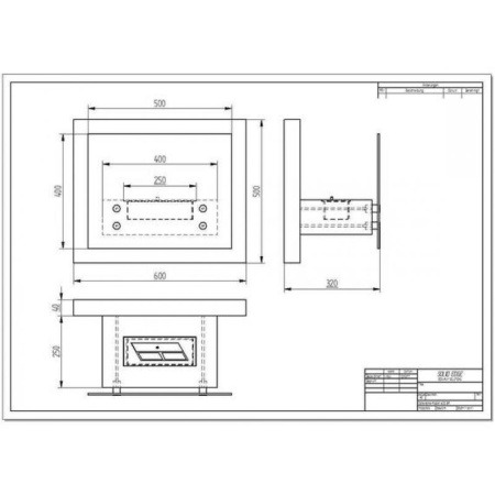 Биокамин ZeFire Polakr 600 по цене 34 800 руб.