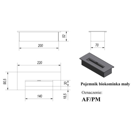 Биокамин Kratki DELTA HORIZONTAL (400*600) по цене 