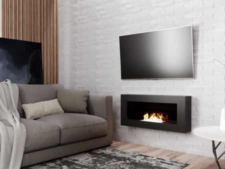 Биокамин "Русский огонь" Лайт 900N настенный с защитным стеклом по цене 23 350 руб.