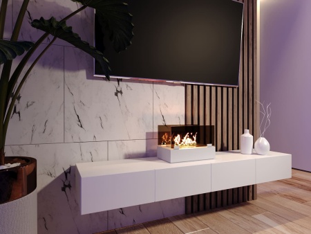 Биокамин "Русский огонь" Фаворит белый по цене 12 800 руб.