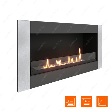 Биокамин SteelHeat ONE-V 800 стекло по цене 35 490 руб.